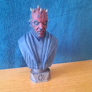 Darth Maul mellszobor - művészet - makett, modell - Meska.hu