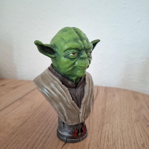 Yoda mellszobor, Művészet, Makett, modell, Festészet, MESKA