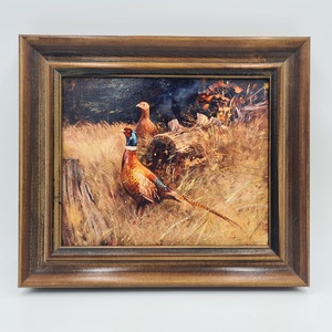 Festmény hatású falikép - Fácánok, Otthon & Életmód, Dekoráció, Kép & Falikép, Fából készült kép, Festett tárgyak, Famegmunkálás, MESKA