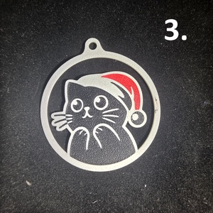 Cicás karácsonyfadísz - karácsony - karácsonyi lakásdekoráció - karácsonyfadíszek - Meska.hu