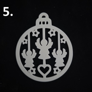 Karácsonyfadísz - karácsony - karácsonyi lakásdekoráció - karácsonyfadíszek - Meska.hu