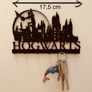 Fali kulcstartó-Harry Potter-Hogwarts - otthon & életmód - dekoráció - fali és függő dekoráció - fali kulcstartó - Meska.hu