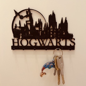 Fali kulcstartó-Harry Potter-Hogwarts - otthon & életmód - dekoráció - fali és függő dekoráció - fali kulcstartó - Meska.hu