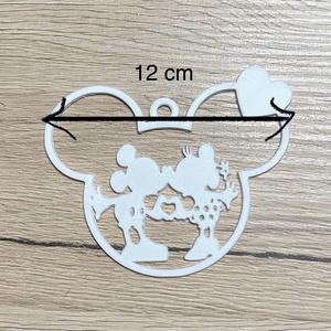 Karácsonyfadísz - Mickey+Minnie - Meska.hu