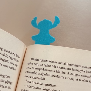 Könyvjelző - Stitch - könyv & zene - könyvjelző - Meska.hu