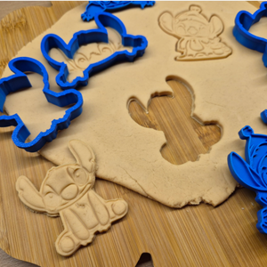 3D Nyomtatott Stitch Süteménykiszúró és Pecsételő Szett - otthon & életmód - konyhafelszerelés, tálalás - sütés, főzés - sütikiszúró - Meska.hu