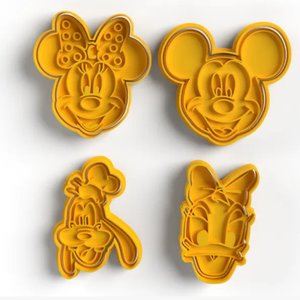  3D Nyomtatott Disney Süteménykiszúró Szett (4 darabos) - Meska.hu