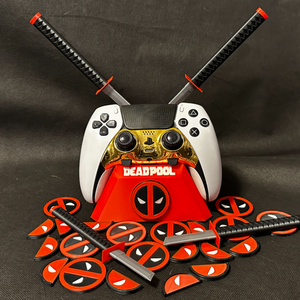 3D Nyomtatott Deadpool Kontrollertartó Állvány + Kiegészítő Szett - Meska.hu