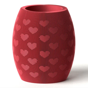 3D Nyomtatott Szívecskés Dekorációs Váza / Tolltartó - Meska.hu