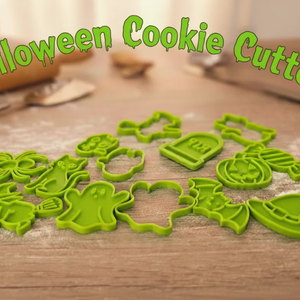 3D Nyomtatott Halloween Süteménykiszúró Szett. - Meska.hu