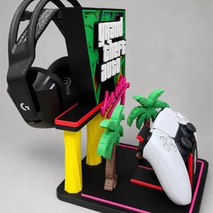 GTA VI x Vice City PS5 kontroller tartó . - otthon & életmód - tárolás & rendszerezés - kontroller tartók - Meska.hu