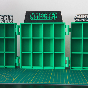 Minecraft Kinder Joy és minifigura gyűjtői polc  - otthon & életmód - dekoráció - asztal és polc dekoráció - dekorációs tál, tartó - Meska.hu