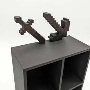 Minecraft gyűjtői polc és bemutató állvány  - otthon & életmód - dekoráció - asztal és polc dekoráció - dekorációs tál, tartó - Meska.hu
