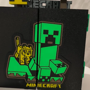 Minecraft gyűjtői polc és minifigura  állvány - Meska.hu