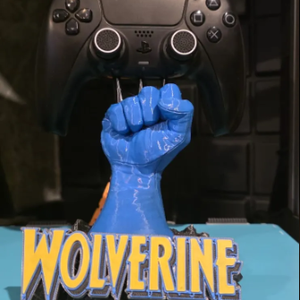 Wolverine (Rozsomák) 3D nyomtatott kontrollertartó állvány - otthon & életmód - tárolás & rendszerezés - kontroller tartók - Meska.hu