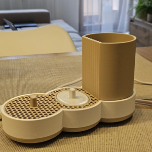 Japandi stílusú  Elektromos Fogkefe és Fogkrém Rendszerező  - otthon & életmód - fürdőszoba - fürdőszobai tároló - Meska.hu