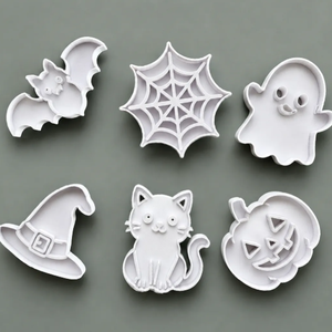 Kísérteties Halloween süteménykiszúró  szett (6 db) - otthon & életmód - konyhafelszerelés, tálalás - sütés, főzés - sütikiszúró - Meska.hu