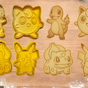  Pokémon Süteménykiszúró  Szett � Pikachu és barátai - otthon & életmód - konyhafelszerelés, tálalás - sütés, főzés - sütikiszúró - Meska.hu