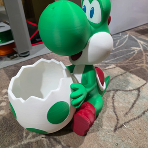 Super Mario Yoshi Tojás Popcorn Vödör / Édességtartó - otthon & életmód - konyhafelszerelés, tálalás - tálalás - kínálótál - Meska.hu