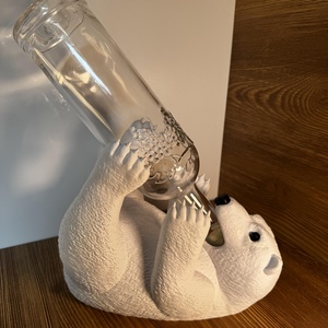 Jegesmedve bortartó - otthon & életmód - konyhafelszerelés, tálalás - tálalás - bortartó - Meska.hu