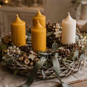 Adventi sima szilikon gyertyaöntő forma � henger gyertya készítéséhez - kellékek & szerszámok - vegyes alapanyag - szilikon öntőforma - Meska.hu