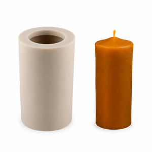 Adventi koszorús sima gyertya szilikon öntőforma � klasszikus hengergyertya készítéséhez - kellékek & szerszámok - vegyes alapanyag - szilikon öntőforma - Meska.hu
