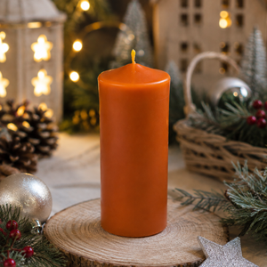 Adventi koszorús sima gyertya szilikon öntőforma � klasszikus hengergyertya készítéséhez - Meska.hu