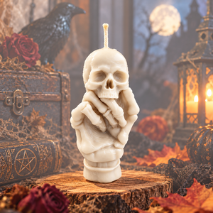 Csontváz szilikon gyertyaöntő forma � koponya Halloween szilikon forma - Meska.hu
