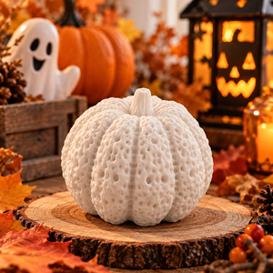 Dísztök szilikon gyertyaöntő forma � őszi Halloween tök szilikon forma - Meska.hu