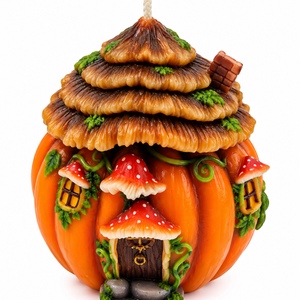Tök házikó szilikon gyertyaöntő forma � őszi Halloween szilikon forma gyertyakészítéshez - Meska.hu