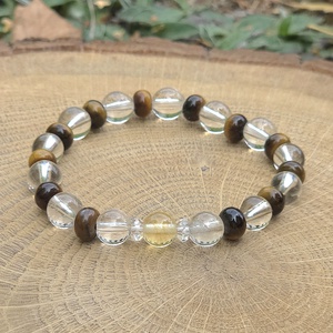 Önbizalom programozott kristálykarkötő /öb7, Ékszer, Karkötő, Ásványkarkötő, Ékszerkészítés, MESKA