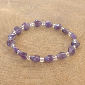 Tudatosság programozott kristálykarkötő /t5, Ékszer, Karkötő, Ásványkarkötő, Ékszerkészítés, MESKA