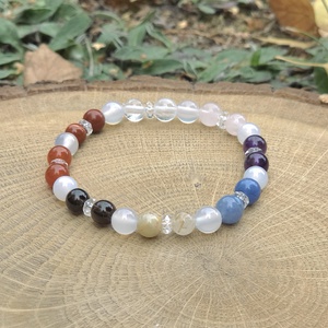 Pénzenergia programozott kristálykarkötő /p8, Ékszer, Karkötő, Ásványkarkötő, Ékszerkészítés, MESKA