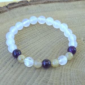 Iskolai harmonizáló programozott kristálykarkötő /i8, Ékszer, Karkötő, Ásványkarkötő, Ékszerkészítés, MESKA