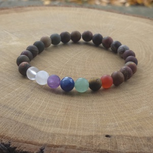 8 csakra harmonizáló programozott kristálykarkötő /8cs3 - Meska.hu