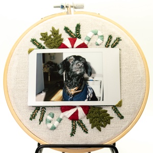 Karácsonyi mintás polaroid képkeret - karácsony - karácsonyi lakásdekoráció - karácsonyi lakásdíszek - Meska.hu