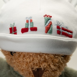 Karácsonyi mintás babasapka / PRUCKA - karácsony - karácsonyi ruházat - karácsonyi ruha kiegészítők - Meska.hu