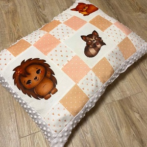 Baba és Gyermek plüss (duci) párna 60x45 cm  - otthon & életmód - babaszoba, gyerekszoba - gyerek díszpárna - Meska.hu