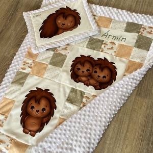 Állatos kispárna névhímzéssel (kb 30x40 cm) - játék & sport - ovis felszerelés - ovis párna, kispárna - Meska.hu