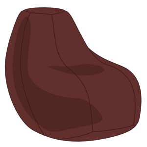 Barna Tini Babzsákfotel Huzat, Otthon & Életmód, Bútor, Babzsák huzat, Babzsák, , MESKA