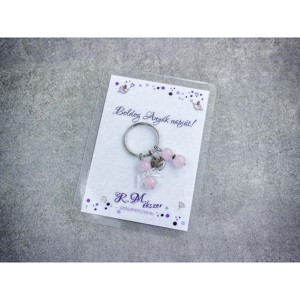 Boldog Anyák napját kulcstartó rózsakvarccal, Táska & Tok, Kulcstartó & Táskadísz, Kulcstartó, , MESKA