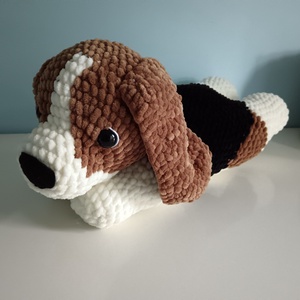 Horgolt plüss Beagle - játék & sport - plüssállat & játékfigura - kutya - Meska.hu