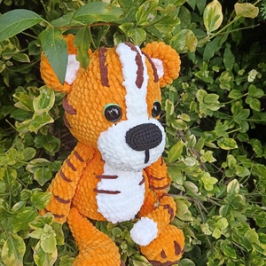 Hatalmas horgolt tigris - játék & sport - plüssállat & játékfigura - más figura - Meska.hu