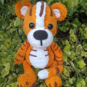 Hatalmas horgolt tigris - játék & sport - plüssállat & játékfigura - más figura - Meska.hu