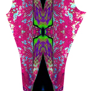 Mélytengeri uv reagens printelt leggings - ruha & divat - női ruha - nadrág - Meska.hu