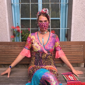 Neon gipsy fodros ruha - Meska.hu