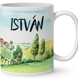 Névvel kérhető - Gazda manó paradicsommal mintás bögre - otthon & életmód - konyhafelszerelés, tálalás - tálalás - bögre & csésze - Meska.hu