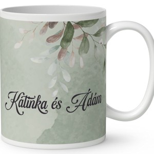 Névvel kérhető - Szerelmes csók mintás bögre - otthon & életmód - konyhafelszerelés, tálalás - tálalás - bögre & csésze - Meska.hu