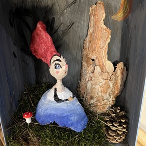 Erdei manólány Mesevilágban, Baba - mama, Babaszoba dekoráció, Babaszoba kép, , MESKA