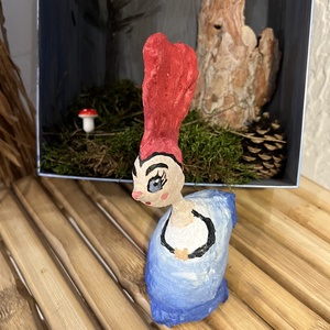 Erdei manólány Mesevilágban - baba - mama - babaszoba dekoráció - babaszoba kép - Meska.hu